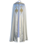 Capa de asperge cor branca JHS com cruz